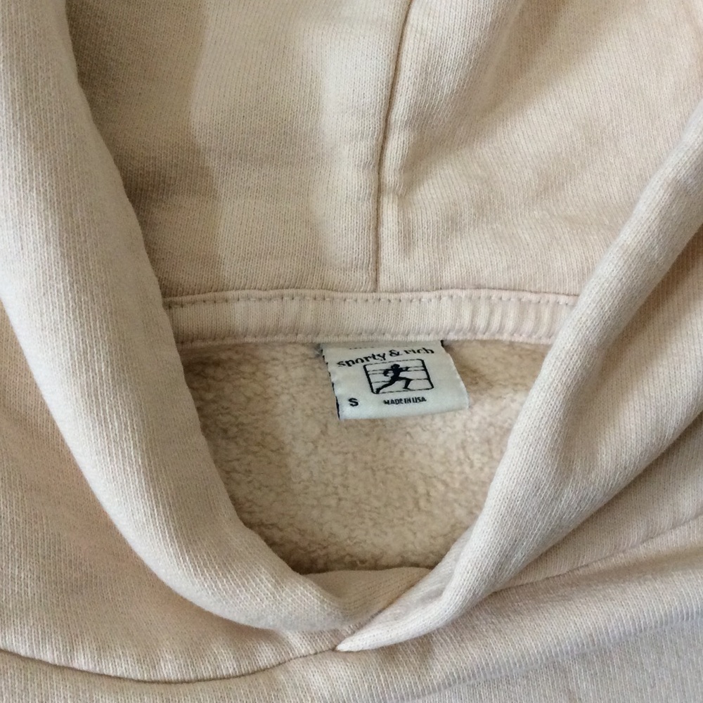 Sporty & Rich hoodie sweatshirt cotton Sz S - Picture 5 of 8